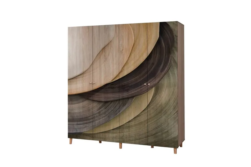 Loni Garderobesskåp 180x192 cm - Oppbevaring - Klesoppbevaring - Garderober & garderobesystem - Garderobeskap & klesskap