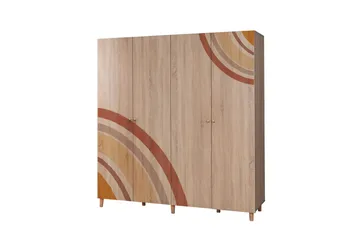 Loni Garderobesskåp 180x192 cm