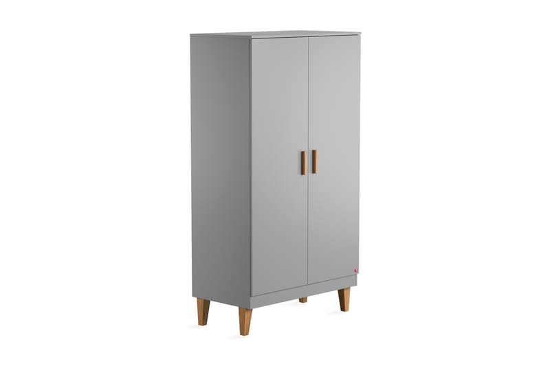 Lounge Garderobe Grå / Tre / Natur - VOX - Oppbevaring - Klesoppbevaring - Garderober & garderobesystem - Garderobeskap & klesskap