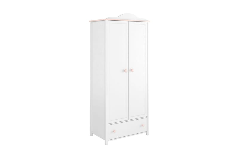Luna Garderobe 85x52x196 cm - Hvit - Oppbevaring - Klesoppbevaring - Garderober & garderobesystem