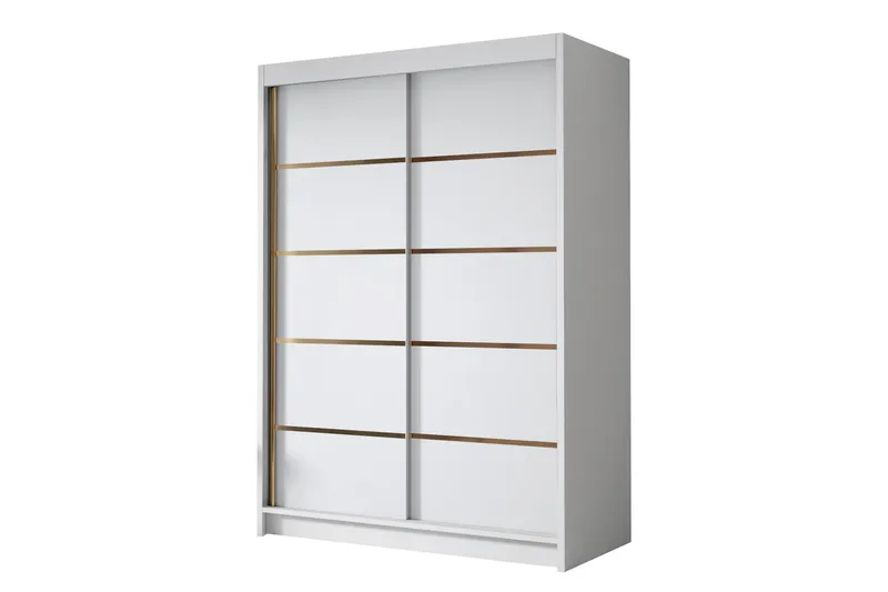 Hvit Lungos Garderobe 120x200 cm