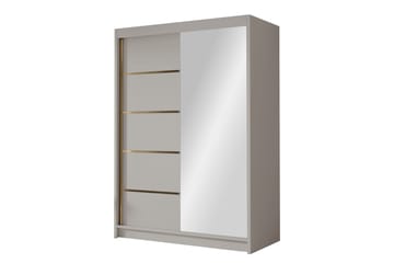 Lungos Garderobe med Speil 120x200 cm
