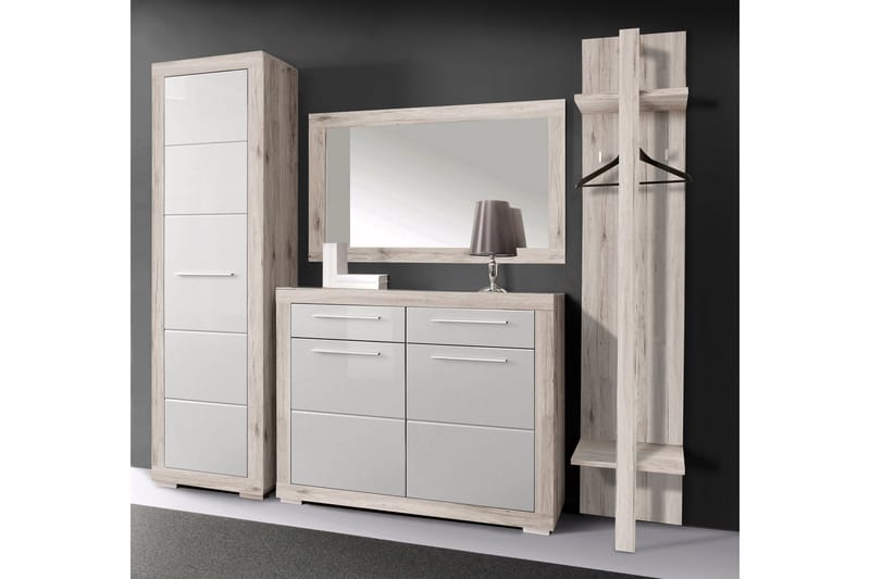 Luovaure Garderobe 58 cm - Brun/Hvit - Oppbevaring - Klesoppbevaring - Garderober & garderobesystem