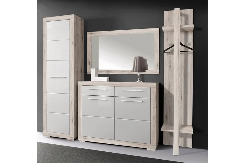 Luovaure Garderobe 58 cm - Brun/Hvit - Oppbevaring - Klesoppbevaring - Garderober & garderobesystem