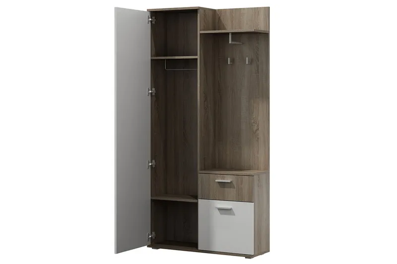 Lux Garderobe 97x30x195 cm - Oppbevaring - Klesoppbevaring - Garderober & garderobesystem