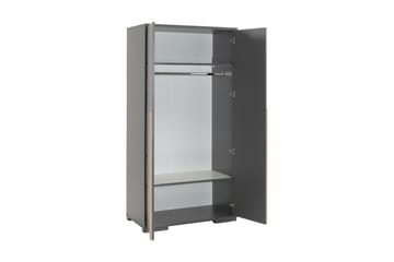 Majdis Garderobe 98 cm - Grå - Oppbevaring - Klesoppbevaring - Garderober & garderobesystem