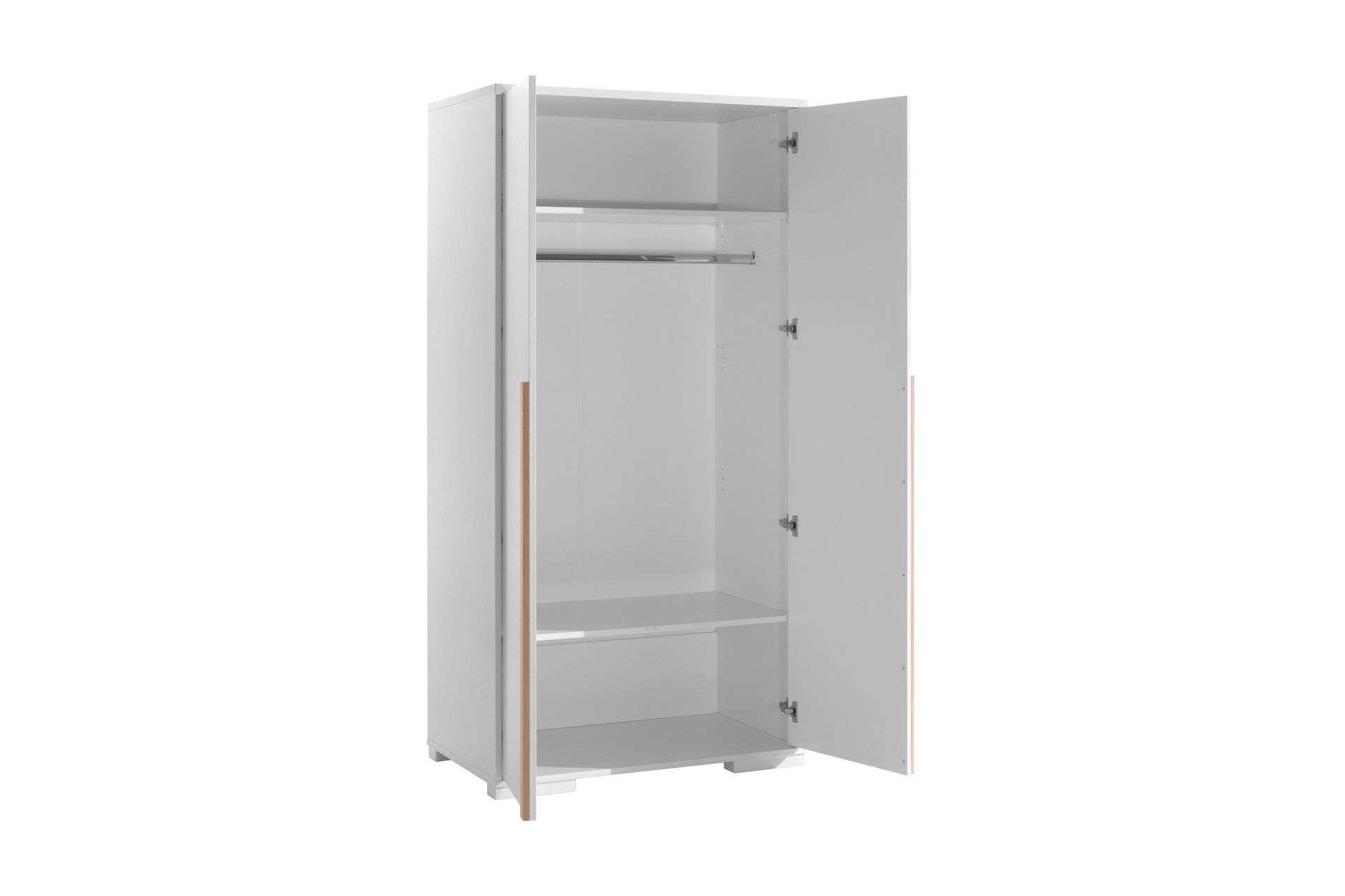 Majdis Garderobe 98 cm - Hvit - Oppbevaring - Klesoppbevaring - Garderober & garderobesystem