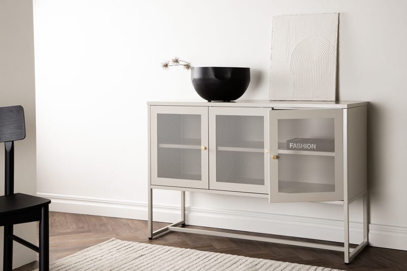 Malla Skapskap 120x40x80 cm - Beige - Oppbevaring - Oppbevaringsmøbler - Sideboard & skjenker