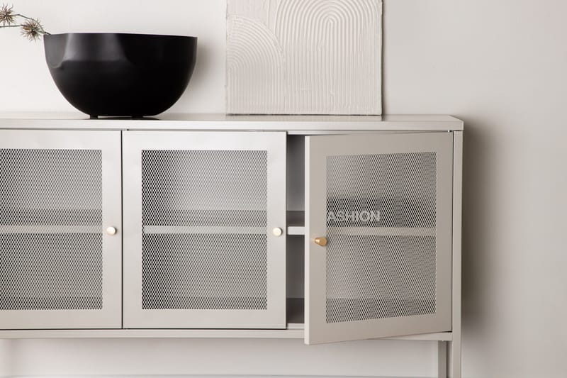 Malla Skapskap 120x40x80 cm - Beige - Oppbevaring - Oppbevaringsmøbler - Sideboard & skjenker