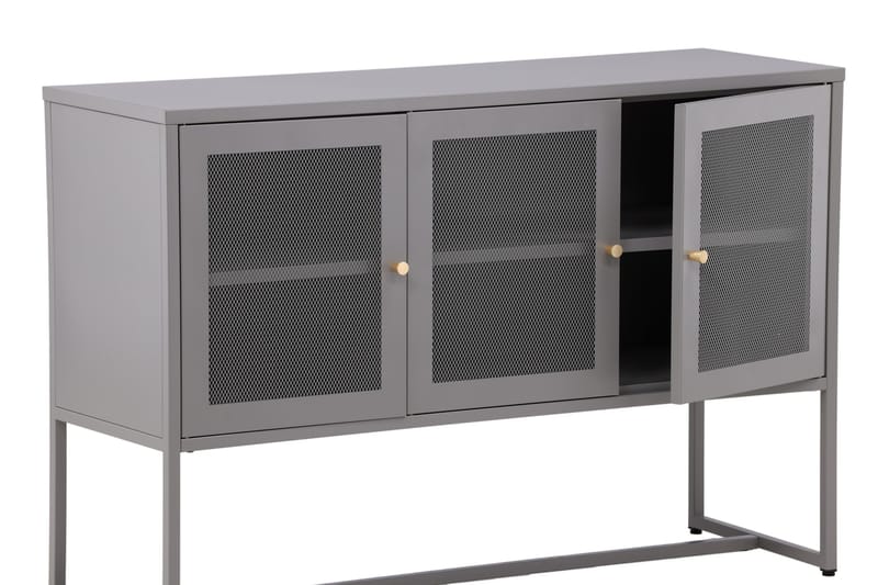 Malla Skapskap 120x40x80 cm - Lys grå - Oppbevaring - Oppbevaringsmøbler - Sideboard & skjenker