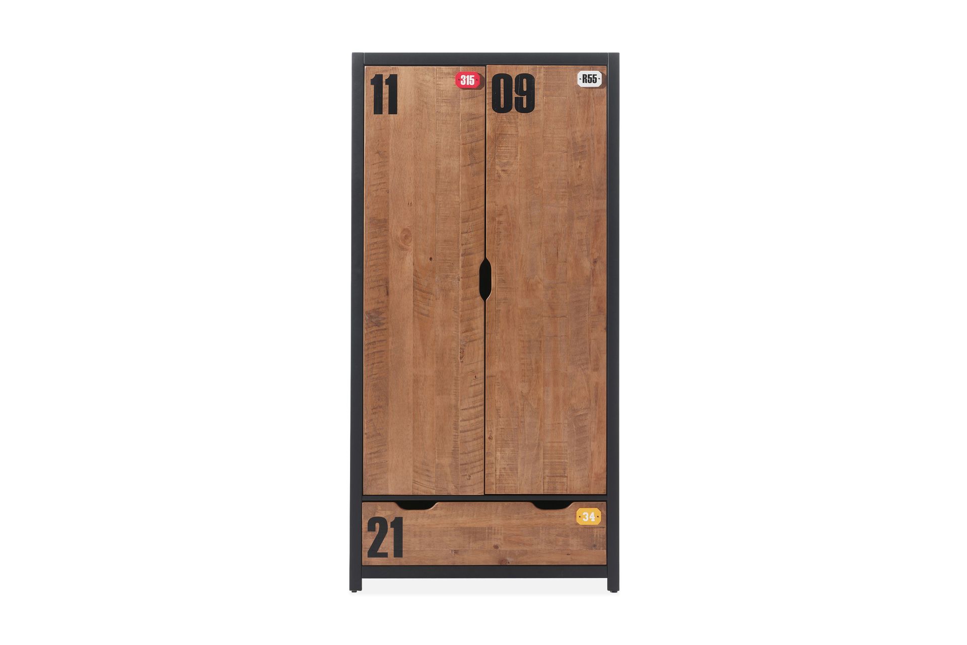Maritza Garderobe 2 Dører - Tre/Natur - Oppbevaring - Klesoppbevaring - Garderober & garderobesystem