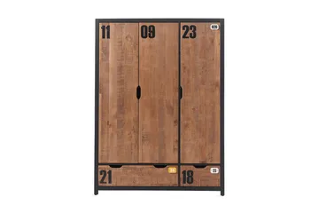 Maritza Garderobe 3 Dører - Tre/Natur - Oppbevaring - Klesoppbevaring - Garderober & garderobesystem