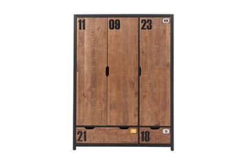 Maritza Garderobe 3 Dører - Tre/Natur - Oppbevaring - Klesoppbevaring - Garderober & garderobesystem