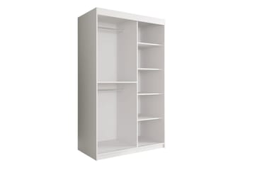 Marmuria Garderob 120 cm Marmormønster - Svart/Hvit/Gull - Oppbevaring - Klesoppbevaring - Garderober & garderobesystem