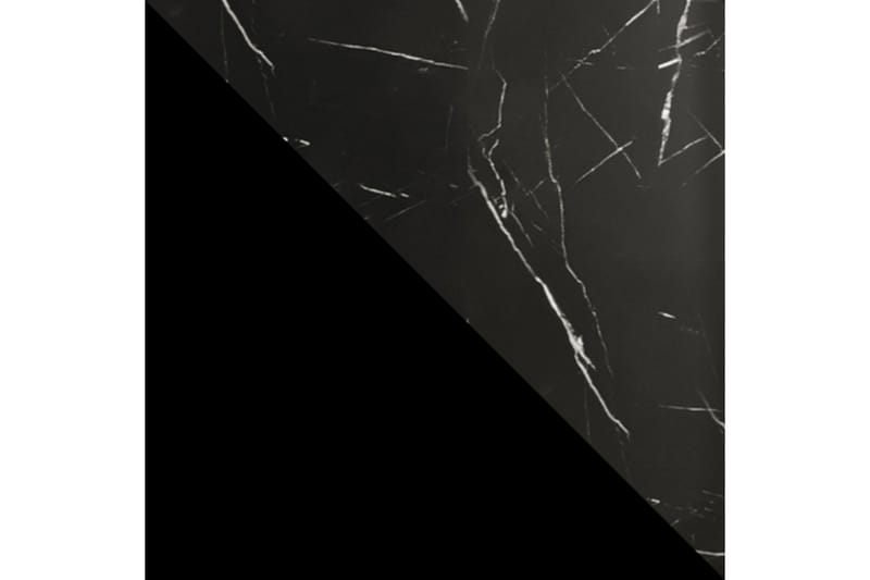 Marmuria Garderob med Speil Kant 100 cm Marmormønster - Svart - Garderobeskap & klesskap - Garderober & garderobesystem