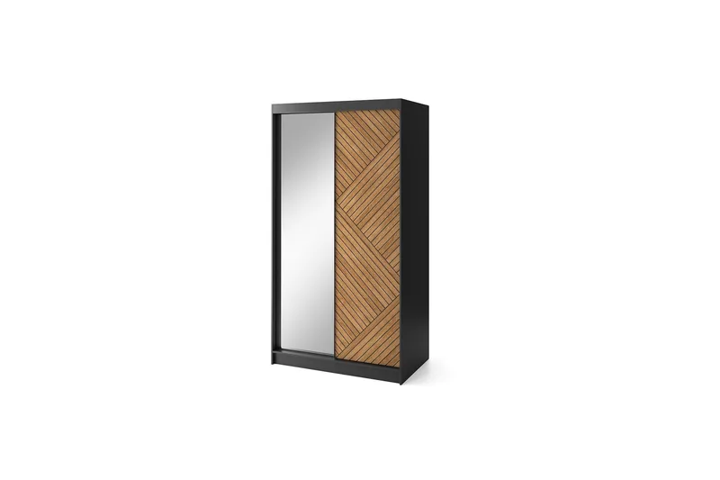 Marrphy Garderobe med Speil 120x220 cm, Brun