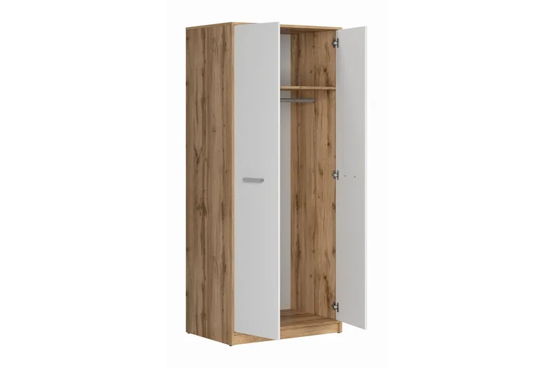 Matos Garderobe - Tre/Natur/Hvit - Oppbevaring - Klesoppbevaring - Garderober & garderobesystem