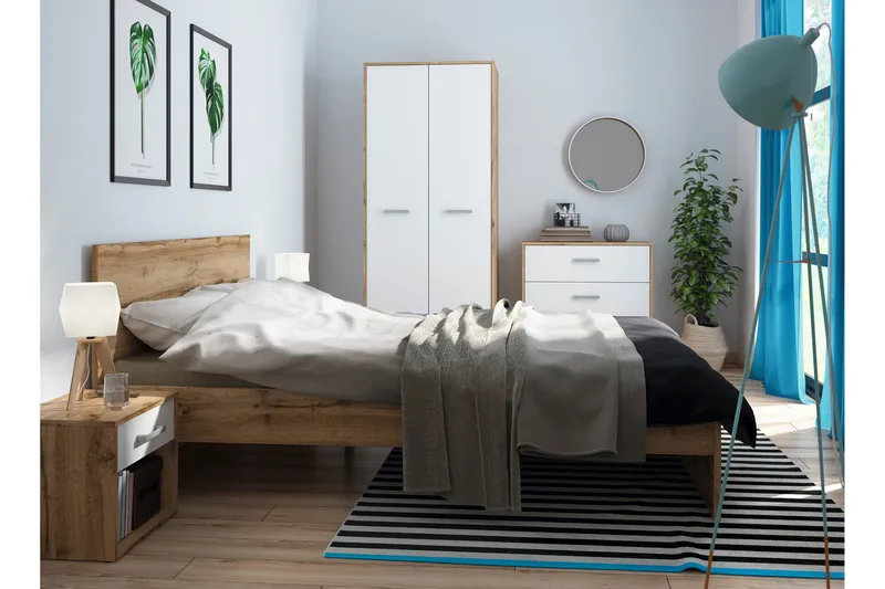 Matos Garderobe - Tre/Natur/Hvit - Oppbevaring - Klesoppbevaring - Garderober & garderobesystem