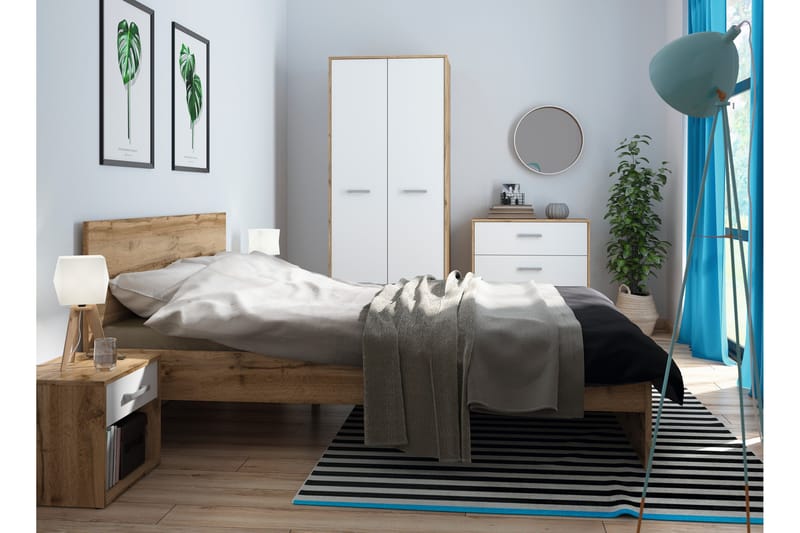 Matos Garderobe - Tre/Natur/Hvit - Oppbevaring - Klesoppbevaring - Garderober & garderobesystem