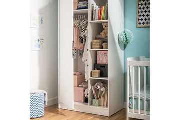 Maxim Garderobe Hvit - VOX - Oppbevaring - Klesoppbevaring - Garderober & garderobesystem - Garderobeskap & klesskap