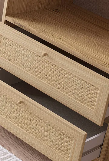 Meyloren garderobe 206x182 cm - Beige - Oppbevaring - Klesoppbevaring - Garderober & garderobesystem - Garderobeskap & klesskap