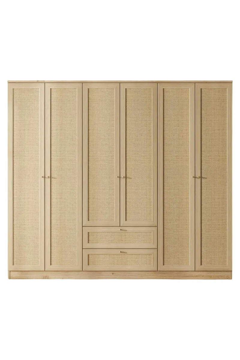 Meyloren garderobe 206x182 cm, Beige