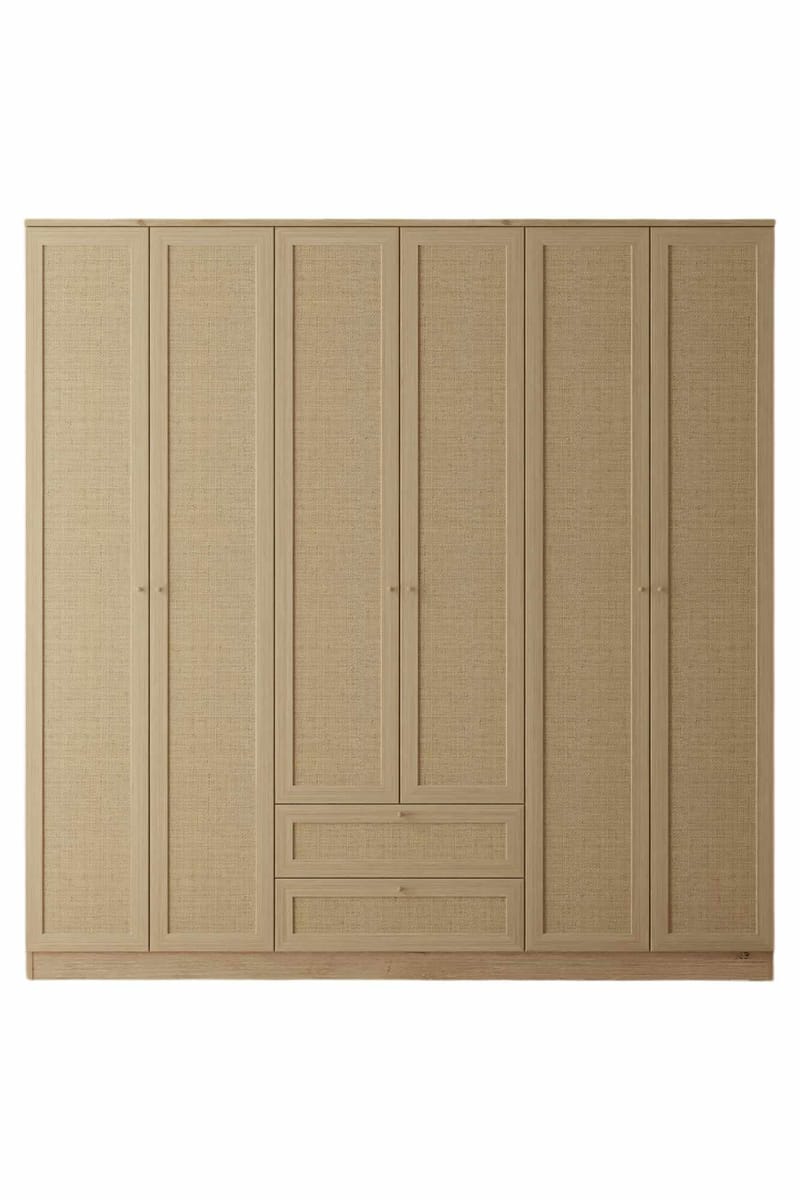 Meyloren garderobe 206x210 cm, Beige