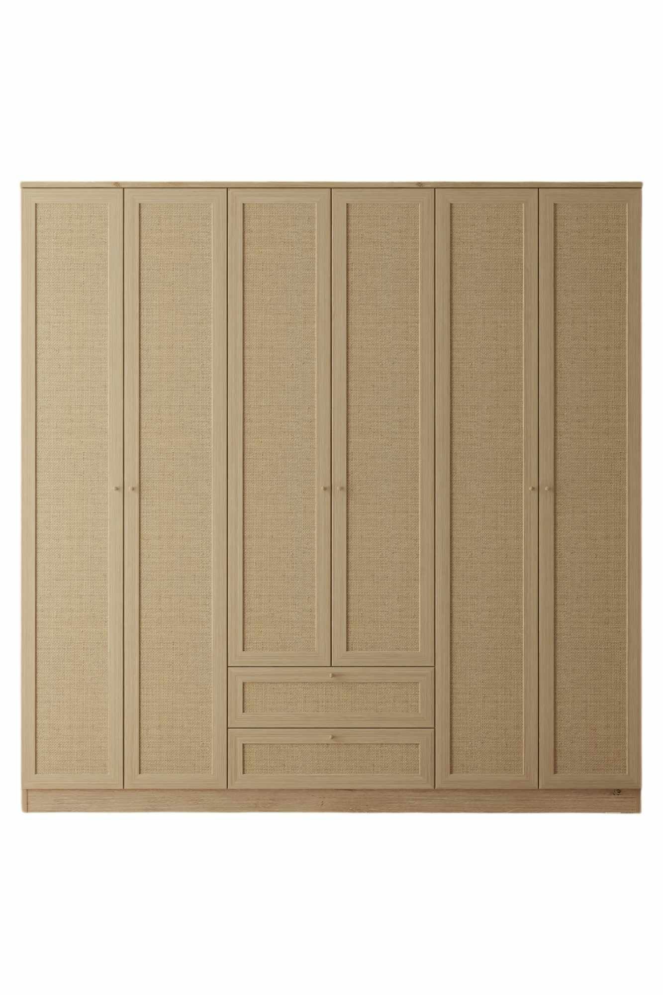 Meyloren garderobe 206x210 cm - Beige