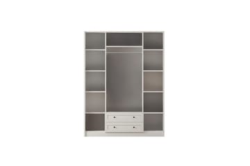 Meyra Garderobe 140x184 cm - Matt Hvit - Oppbevaring - Klesoppbevaring - Garderober & garderobesystem
