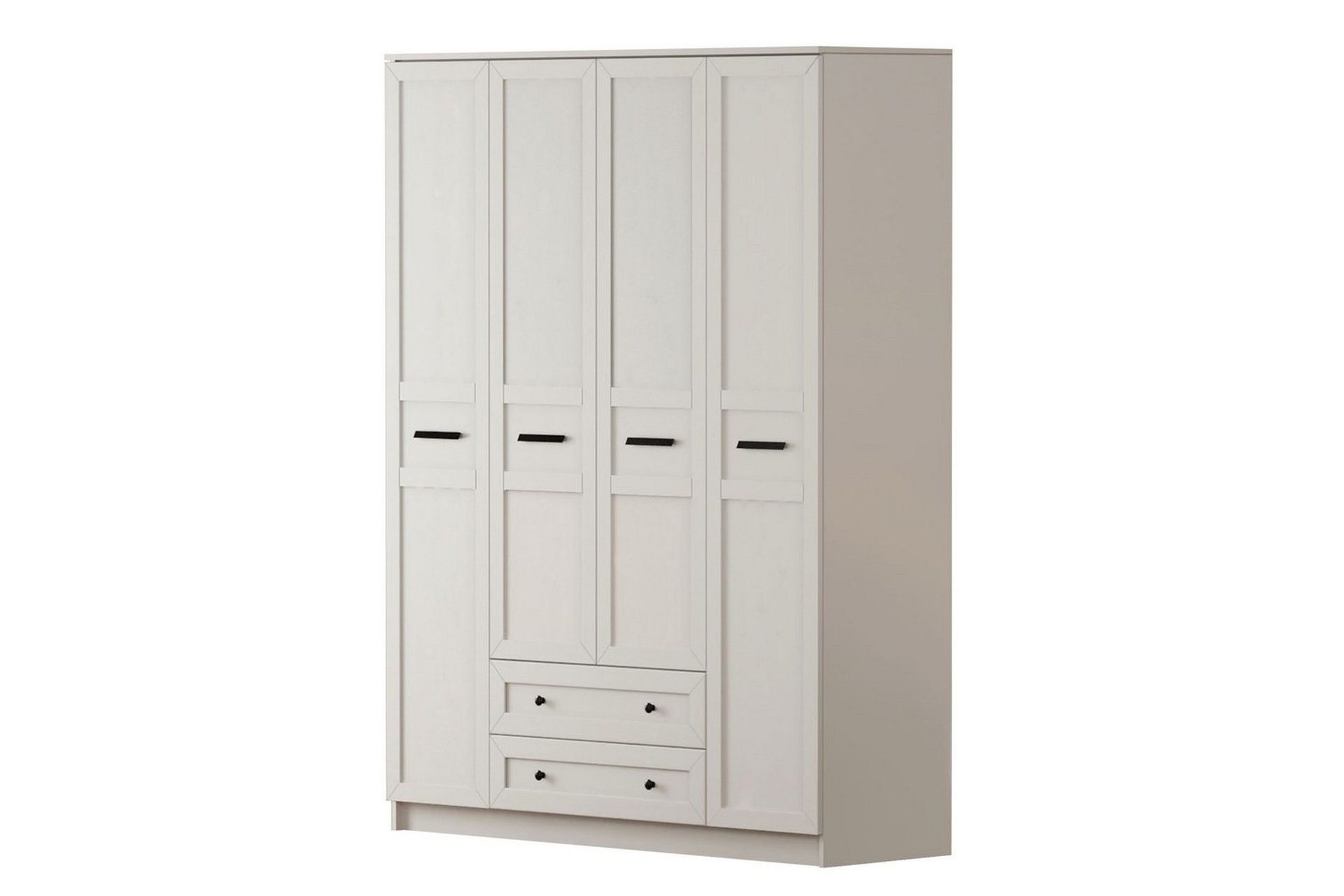 Meyra Garderobe 140x184 cm - Matt Hvit
