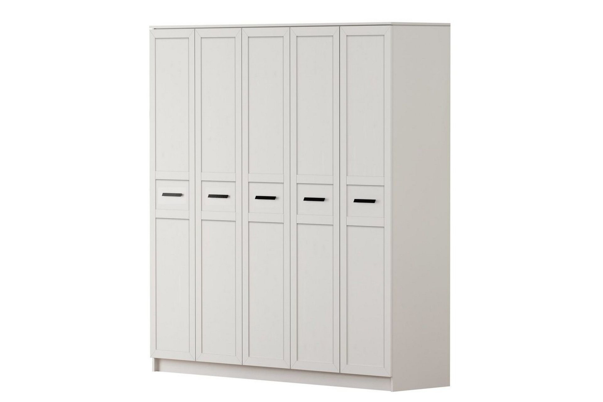 Meyra Garderobe 175x184 cm - Matt Hvit