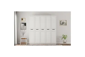 Meyra Garderobe 175x210 cm - Matt Hvit - Oppbevaring - Klesoppbevaring - Garderober & garderobesystem