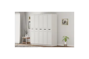 Meyra Garderobe 175x210 cm - Matt Hvit - Oppbevaring - Klesoppbevaring - Garderober & garderobesystem