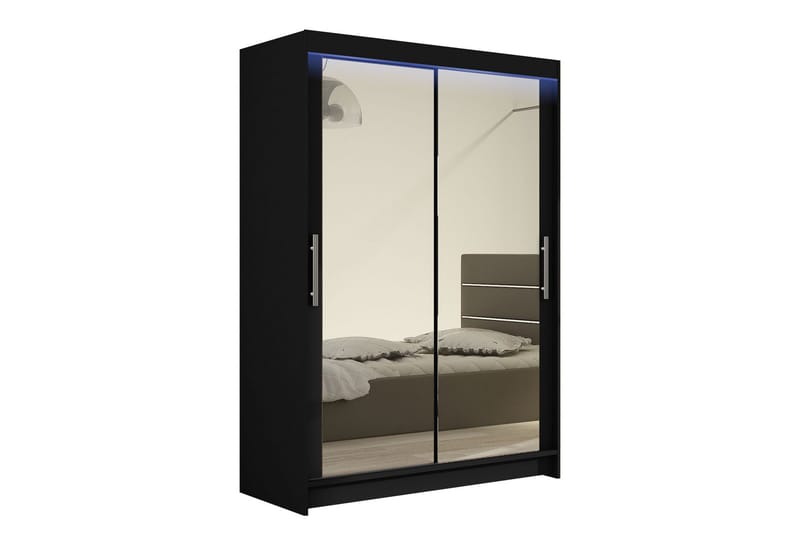 Miami Garderobe 120x58x200 cm - Beige - Oppbevaring - Klesoppbevaring - Garderober & garderobesystem