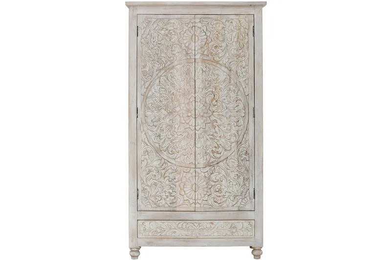 Mikei Garderobe - Lys brun - Oppbevaring - Klesoppbevaring - Garderober & garderobesystem