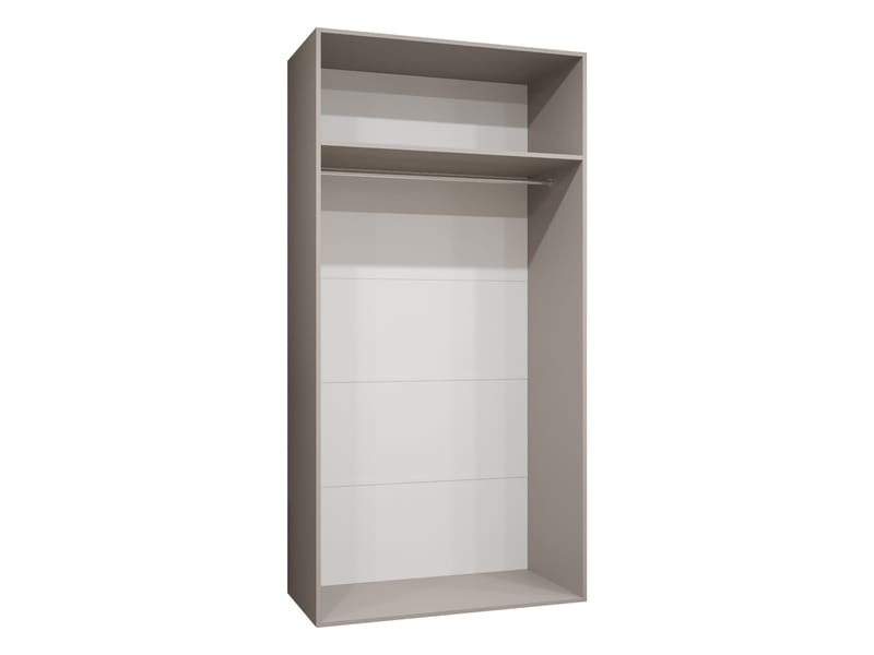 Milias Garderobe 100x202 cm - svart - Oppbevaring - Klesoppbevaring - Garderober & garderobesystem - Garderobeskap & klesskap