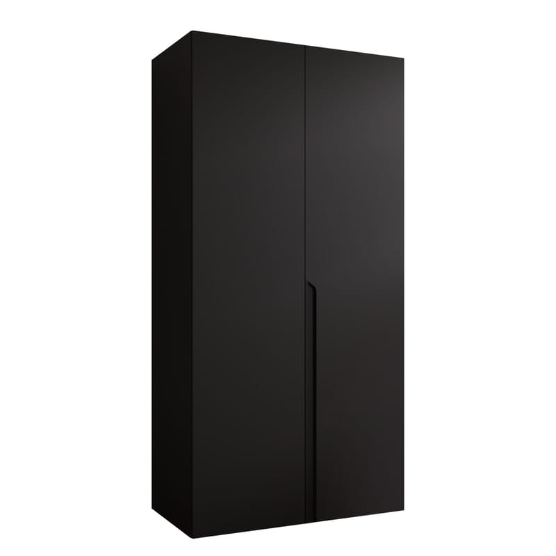 Milias Garderobe 100x202 cm - svart - Oppbevaring - Klesoppbevaring - Garderober & garderobesystem - Garderobeskap & klesskap