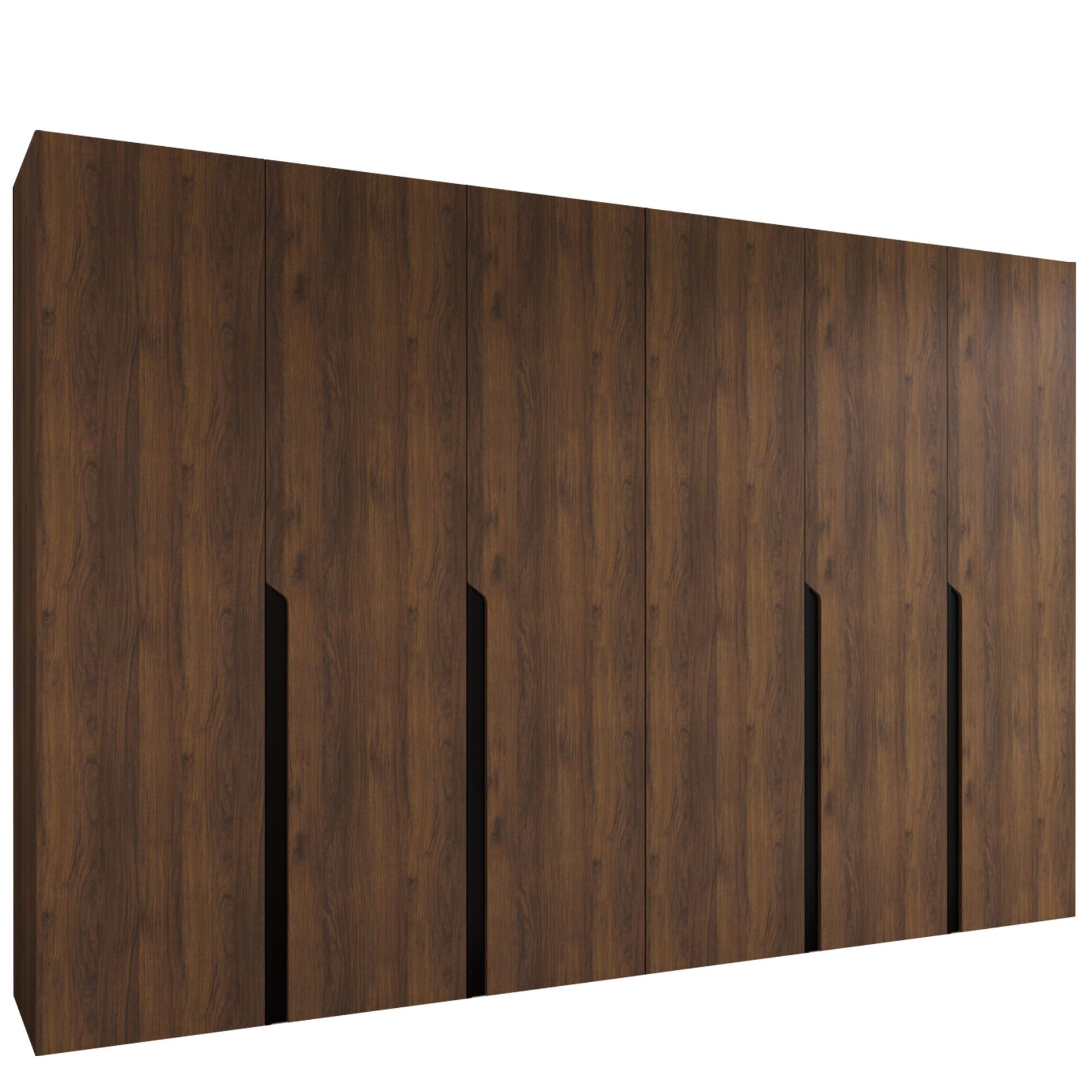 Milias garderobe 300x202 cm - Brun/svart