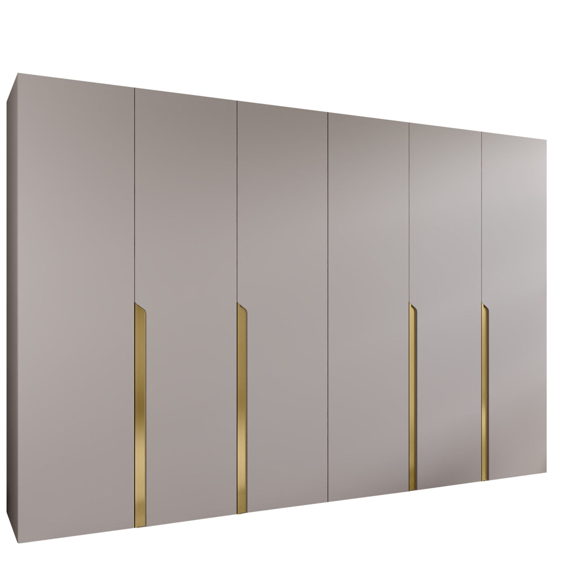 Milias Garderobeskap 300x202 cm - beige/gull