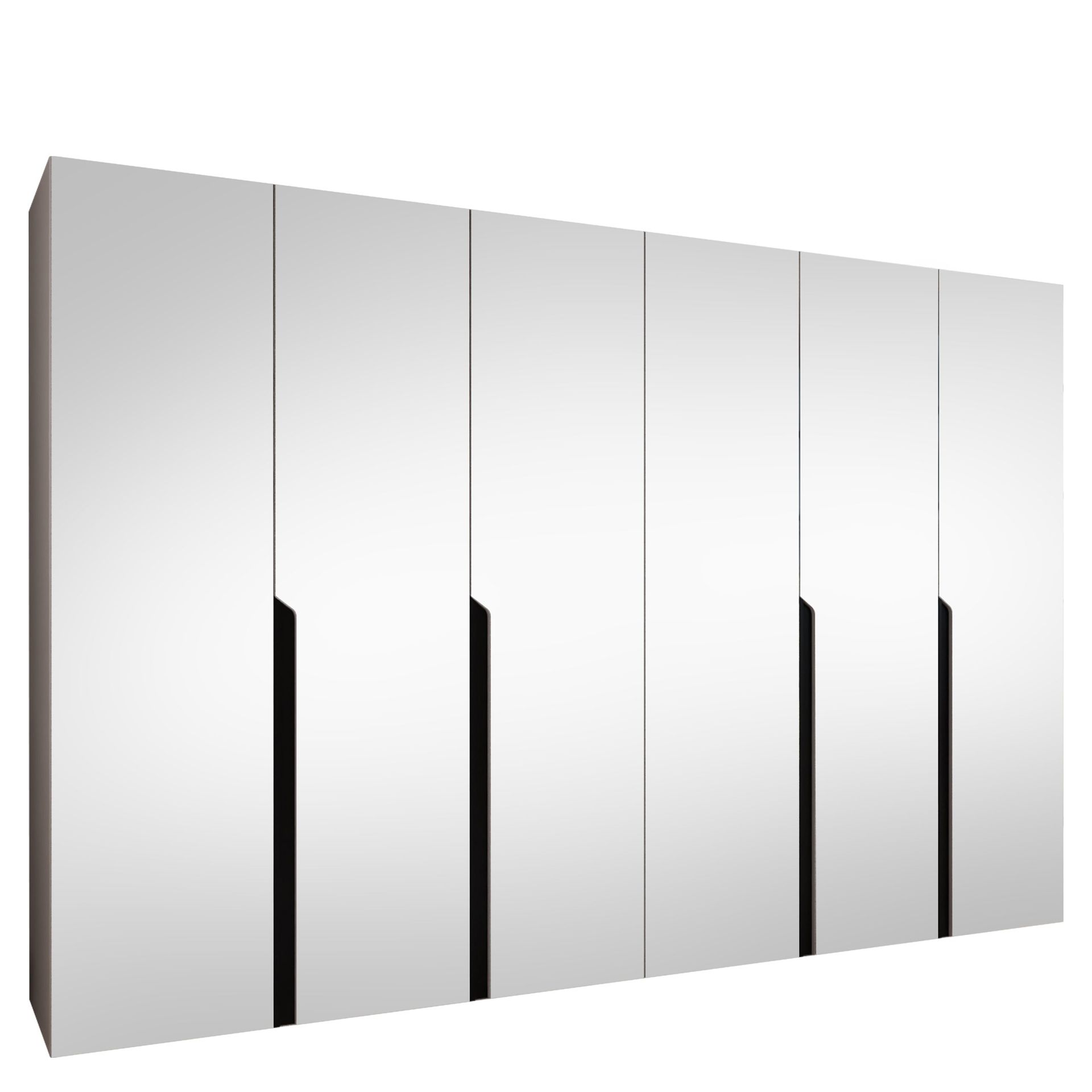 Milias Garderobeskap med speil 300x202 cm - beige