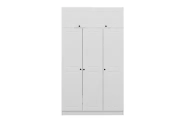 Minar Garderobe 135 cm - Hvit - Oppbevaring - Klesoppbevaring - Garderober & garderobesystem