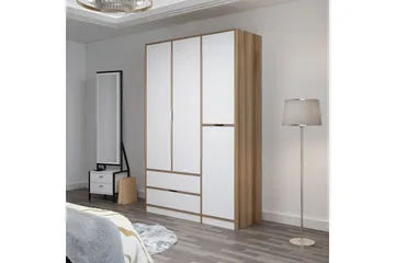 Munna Garderobe 140x208 cm - Hvit - Oppbevaring - Klesoppbevaring - Garderober & garderobesystem