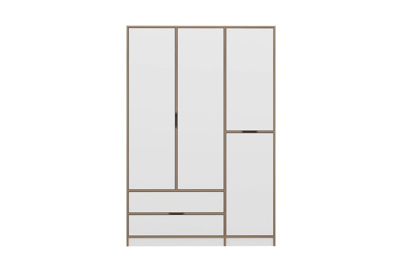 Munna Garderobe 140x208 cm - Hvit - Oppbevaring - Klesoppbevaring - Garderober & garderobesystem