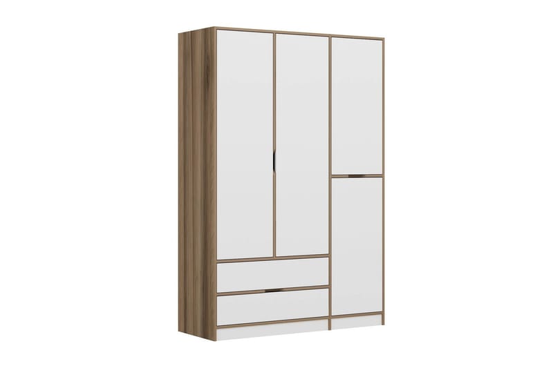 Munna Garderobe 140x208 cm - Hvit - Oppbevaring - Klesoppbevaring - Garderober & garderobesystem