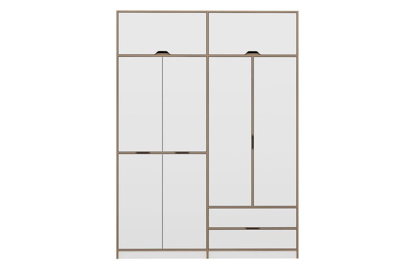 Munna Garderobe 185x253 cm, Hvit