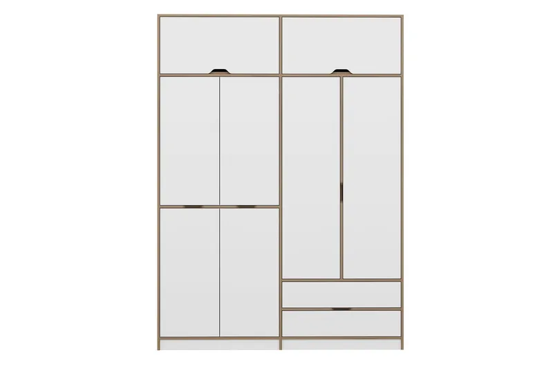 Munna Garderobe 185x253 cm, Hvit