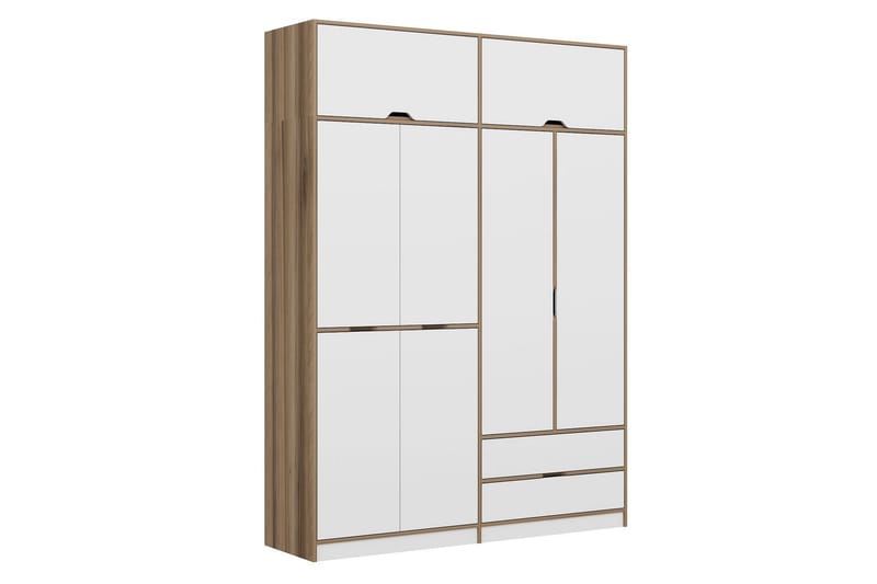 Munna Garderobe 185x253 cm - Hvit - Oppbevaring - Klesoppbevaring - Garderober & garderobesystem