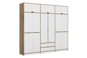 Munna Garderobe 277x253 cm - Hvit - Oppbevaring - Klesoppbevaring - Garderober & garderobesystem