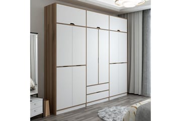 Munna Garderobe 277x253 cm - Hvit - Oppbevaring - Klesoppbevaring - Garderober & garderobesystem