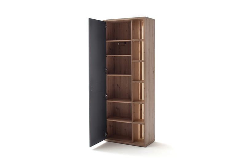 Nacimento Oppbevaringsskap 37x76 cm - Grå/Natur - Oppbevaring - Klesoppbevaring - Garderober & garderobesystem